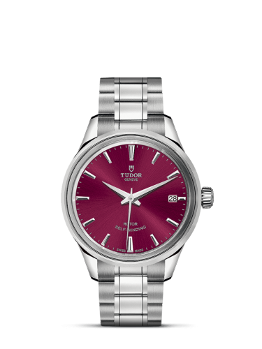 Tudor Style 12300-0010 Purple 34.00 mm Automatic