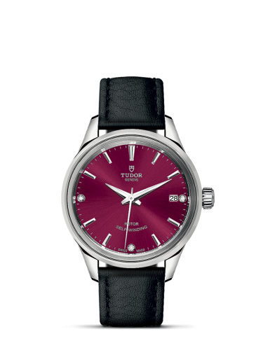 Tudor Style 12300-0015 Purple 34.00 mm Automatic