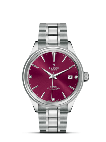Tudor Style 12500-0015 Purple 38.00 mm Automatic