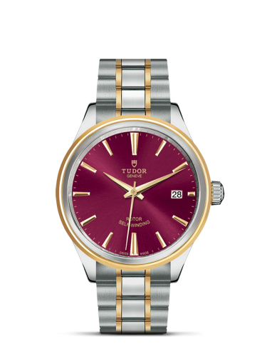 Tudor Style 12503-0013 Purple 38.00 mm Automatic