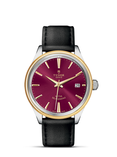 Tudor Style 12503-0014 Purple 38.00 mm Automatic
