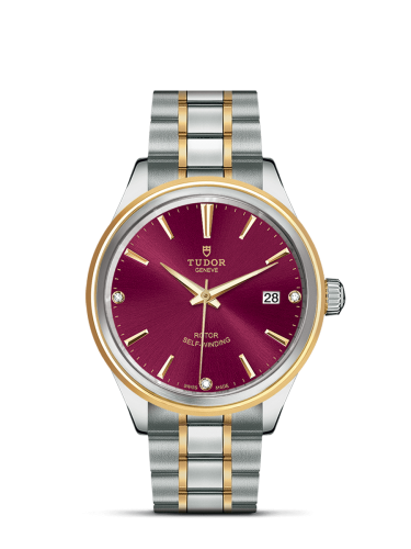 Tudor Style 12503-0015 Purple 38.00 mm Automatic