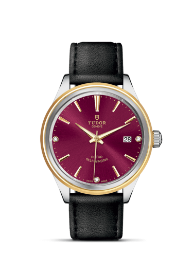 Tudor Style 12503-0016 Purple 38.00 mm Automatic