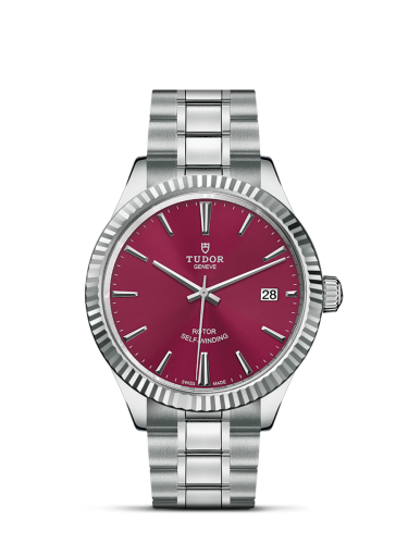 Tudor Style 12510-0015 Purple 38.00 mm Automatic