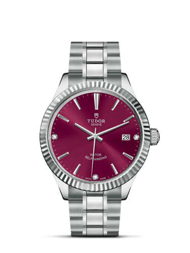Tudor Style 12510-0019 Purple 38.00 mm Automatic