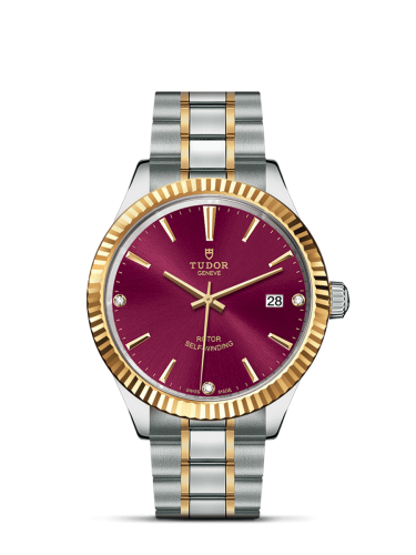 Tudor Style 12513-0015 Purple 38.00 mm Automatic