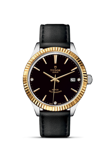 Tudor Style 12513-0022 Black 38.00 mm Automatic