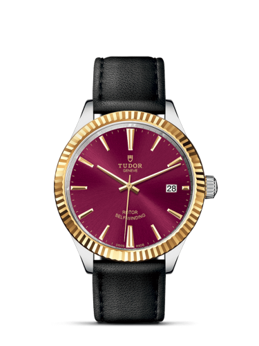 Tudor Style 12513-0023 Purple 38.00 mm Automatic