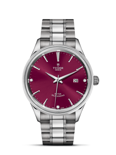 Tudor Style 12700-0015 Purple 41.00 mm Automatic