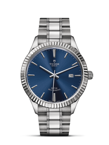 Tudor Style 12710-0013 Blue 41.00 mm Automatic