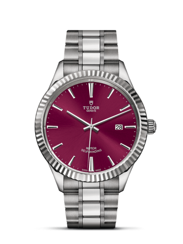 Tudor Style 12710-0015 Purple 41.00 mm Automatic