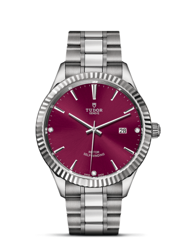 Tudor Style 12710-0019 Purple 41.00 mm Automatic