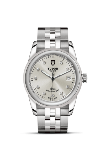 Tudor Glamour 55000-0006 Silver 36.00 mm Automatic