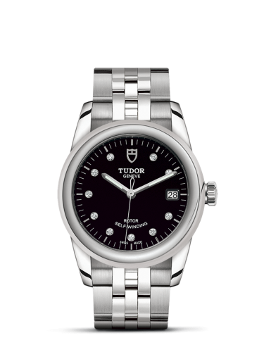 Tudor Glamour 55000-0008 Black 36.00 mm Automatic