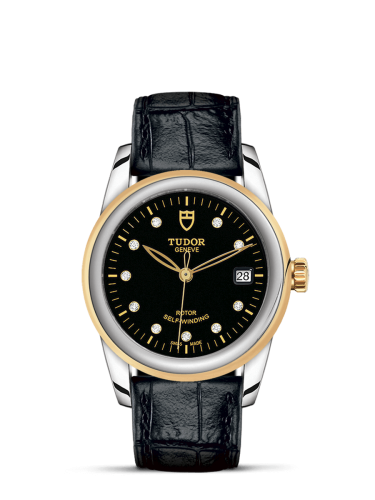 Tudor Glamour 55003-0037 Black 36.00 mm Automatic