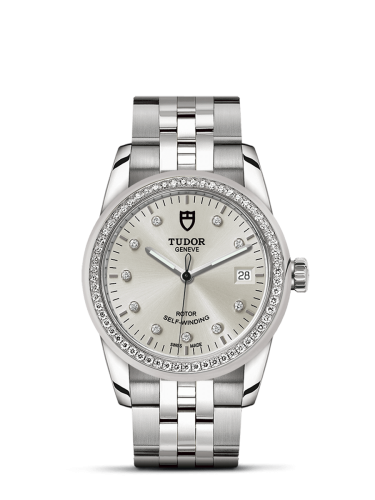 Tudor Glamour 55020-0003 Silver 36.00 mm Automatic