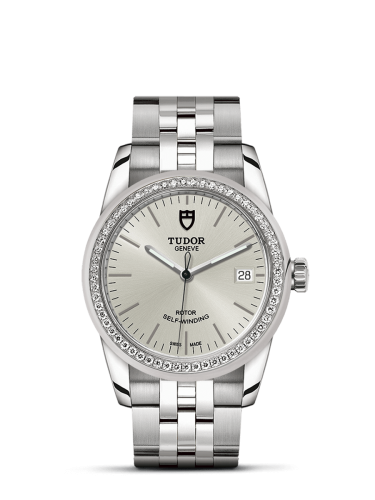 Tudor Glamour 55020-0004 Silver 36.00 mm Automatic