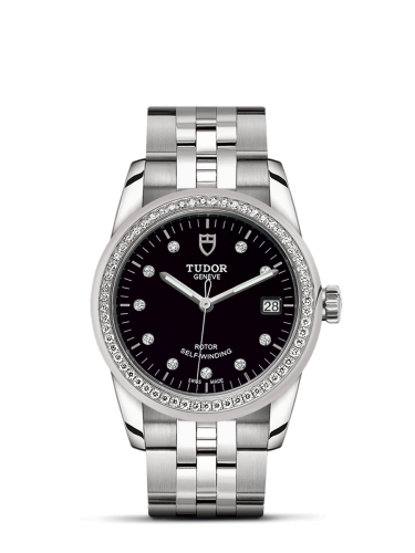 Tudor Glamour 55020-0007 Black 36.00 mm Automatic