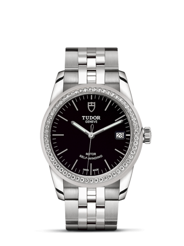 Tudor Glamour 55020-0008 Black 36.00 mm Automatic