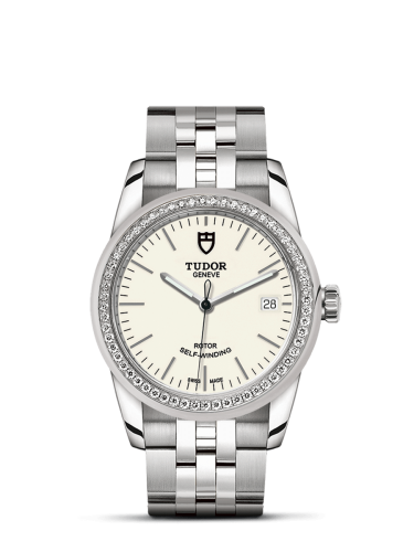 Tudor Glamour 55020-0095 White 36.00 mm Automatic