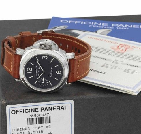 Panerai Luminor PAM00037 Black 44.00 mm Handwound