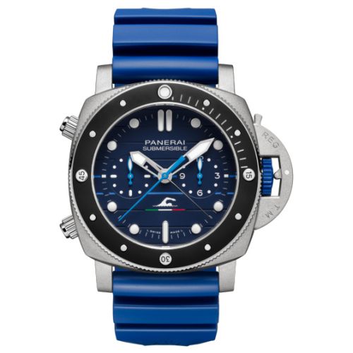 Panerai Submersible PAM01163 Blue 47.00 mm Automatic