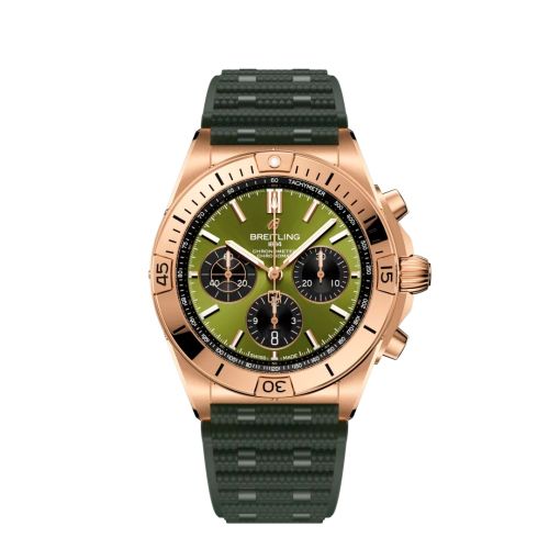 Breitling Chronomat B01 42 RB01344A1L1S1 Green 42.00 mm Automatic