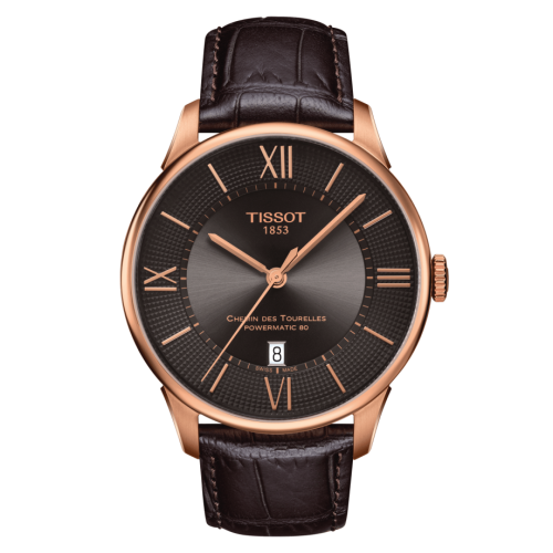 Tissot Chemin Des Tourelles T099.407.36.448.00 Brown 42.00 mm Automatic