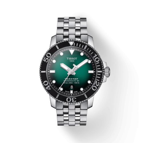 Tissot Seastar T120.407.11.091.01 Green 43.00 mm Automatic