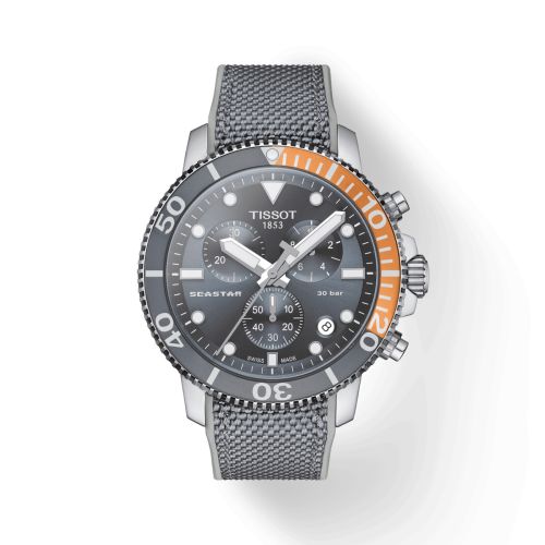 Tissot Seastar T120.417.17.081.01 Grey 45.50 mm Quartz