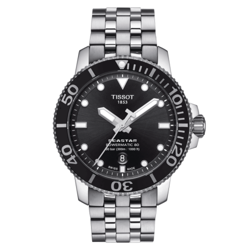 Tissot Seastar T120.407.11.051.00 Black 43.00 mm Automatic