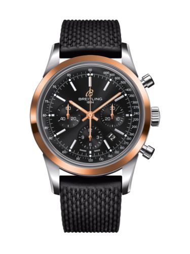 Breitling Transocean UB015212.BC74.278S Black 43.00 mm Automatic