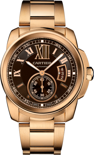 Cartier Calibre de Cartier W7100040 Brown 42.00 mm Automatic