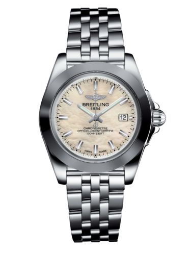 Breitling Galactic W71330121A2A1 White 32.00 mm Quartz
