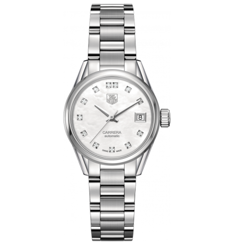 TAG Heuer Carrera WAR2414.BA0776 White 28.00 mm Automatic