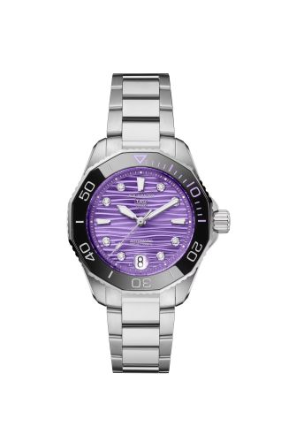TAG Heuer Aquaracer WBP231M.BA0618 Purple 36.00 mm Automatic