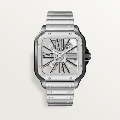Cartier Santos de Cartier WHSA0027 Skeleton 39.80 mm Handwound